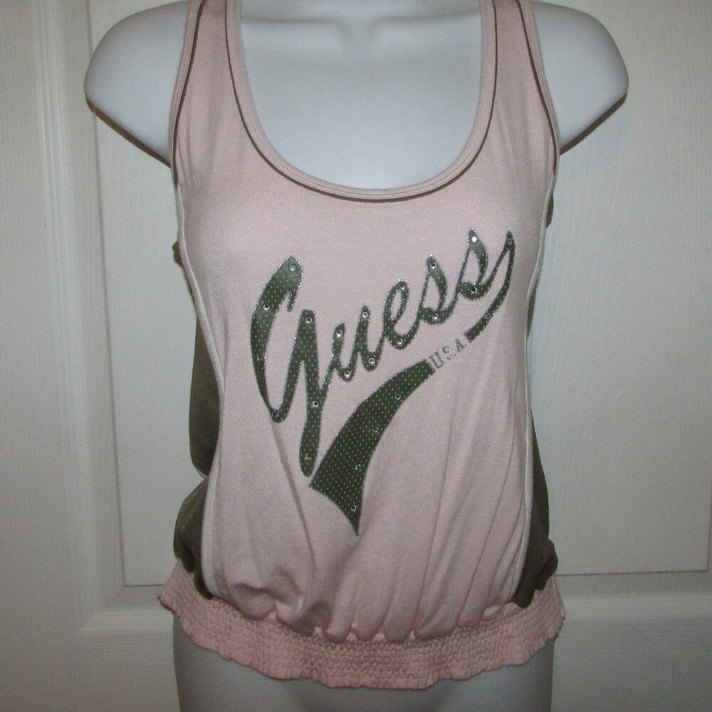 GUESS Racerback Tank Top - NEW - Picture 2 of 8